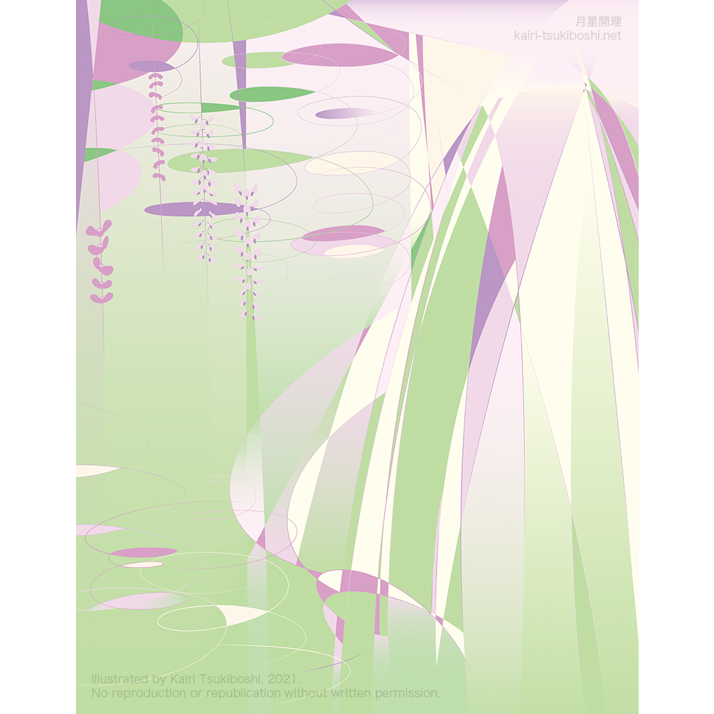 片山鋲螺工業株式会社2022年カレンダー5月紫水簾